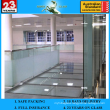 12mm with AS/NZS2208: 1996 Thick Toughened Glass